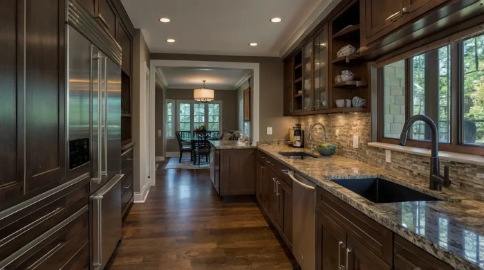 بنر کابینت آشپزخانه دو طرفه بنر کابینت آشپزخانه دو طرفه