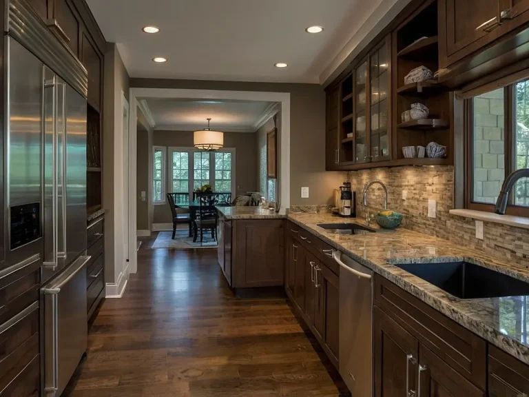 بنر کابینت آشپزخانه دو طرفه