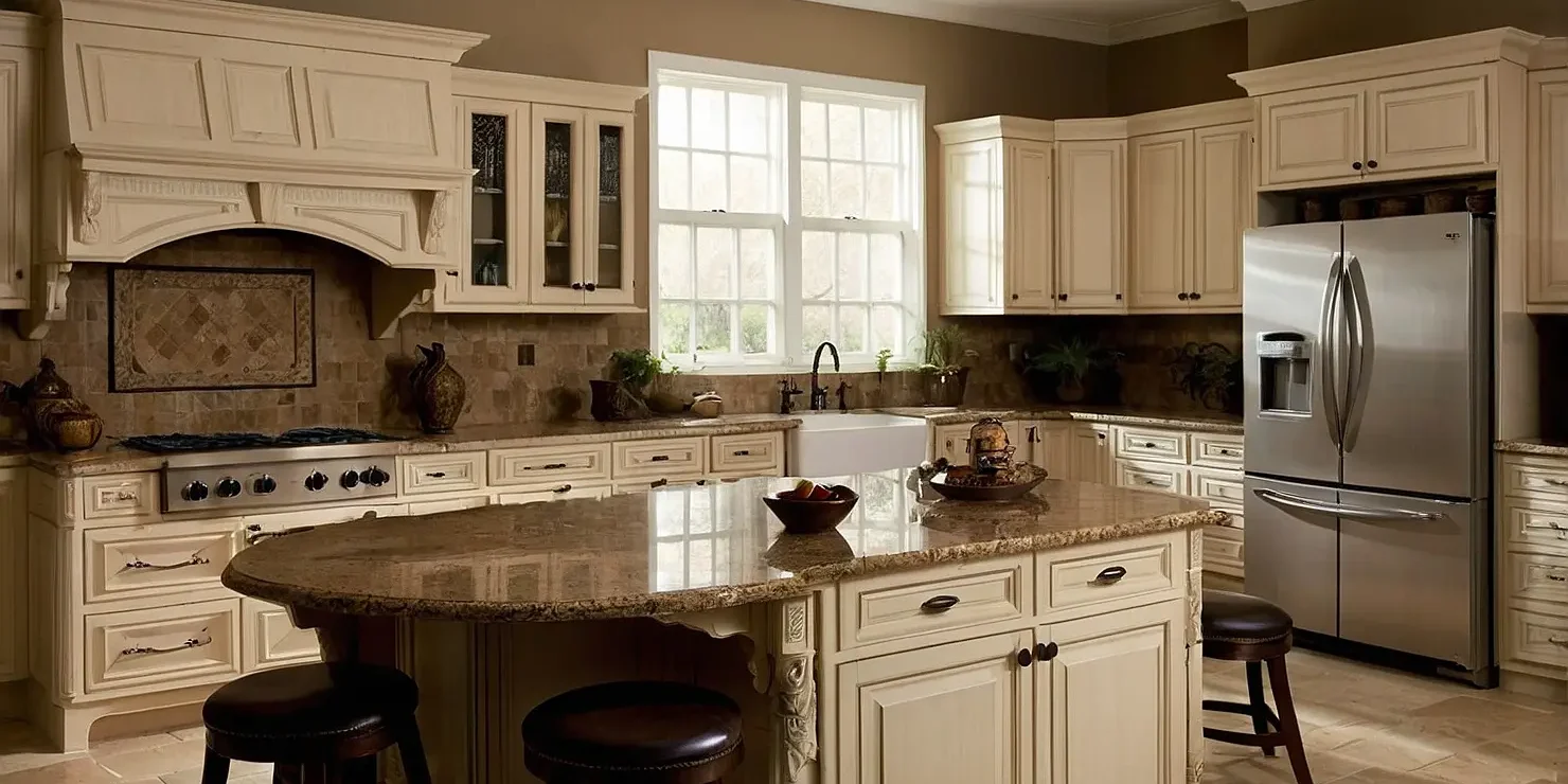 بنر کابینت رنگ بژ