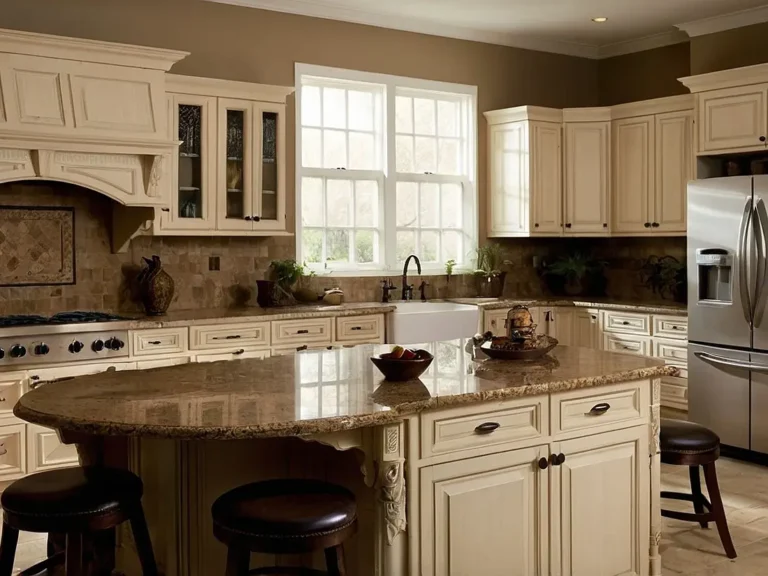 بنر کابینت رنگ بژ