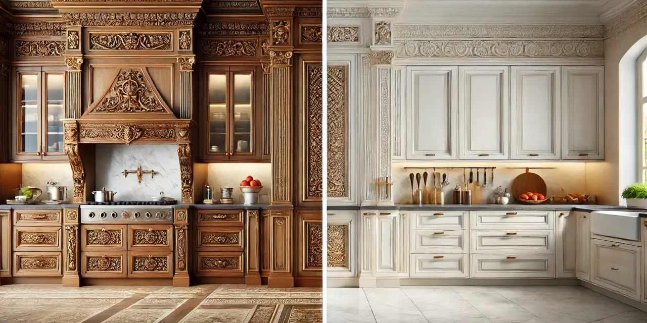 تفاوت کابینت کلاسیک و نئوکلاسیک