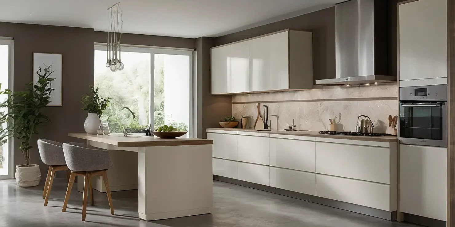 کابینت سفید نسکافه ای بنر کابینت سفید نسکافه ای بنر