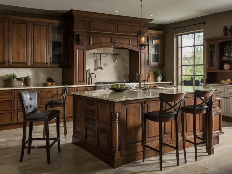 بنر کابینت طرح چوب