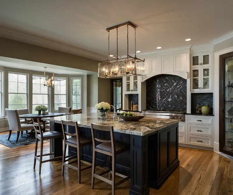 کابینت جزیره میز ناهار خوری