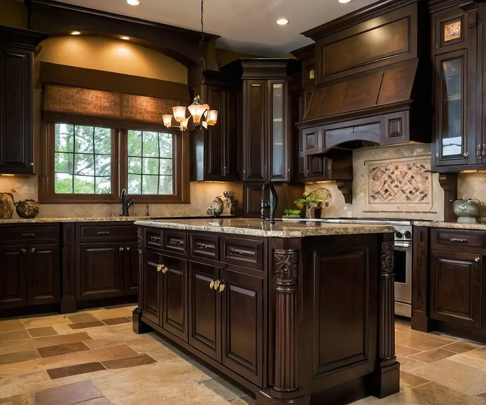 کابینت رومی قهوه‌ای