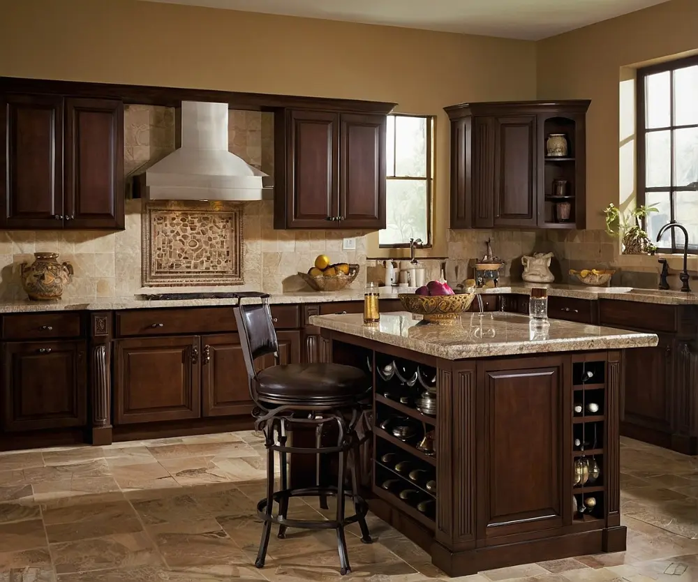 کابینت رومی قهوه‌ای