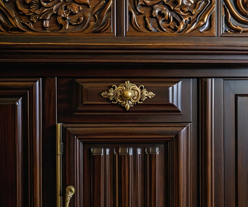 کابینت طرح چوب برجسته