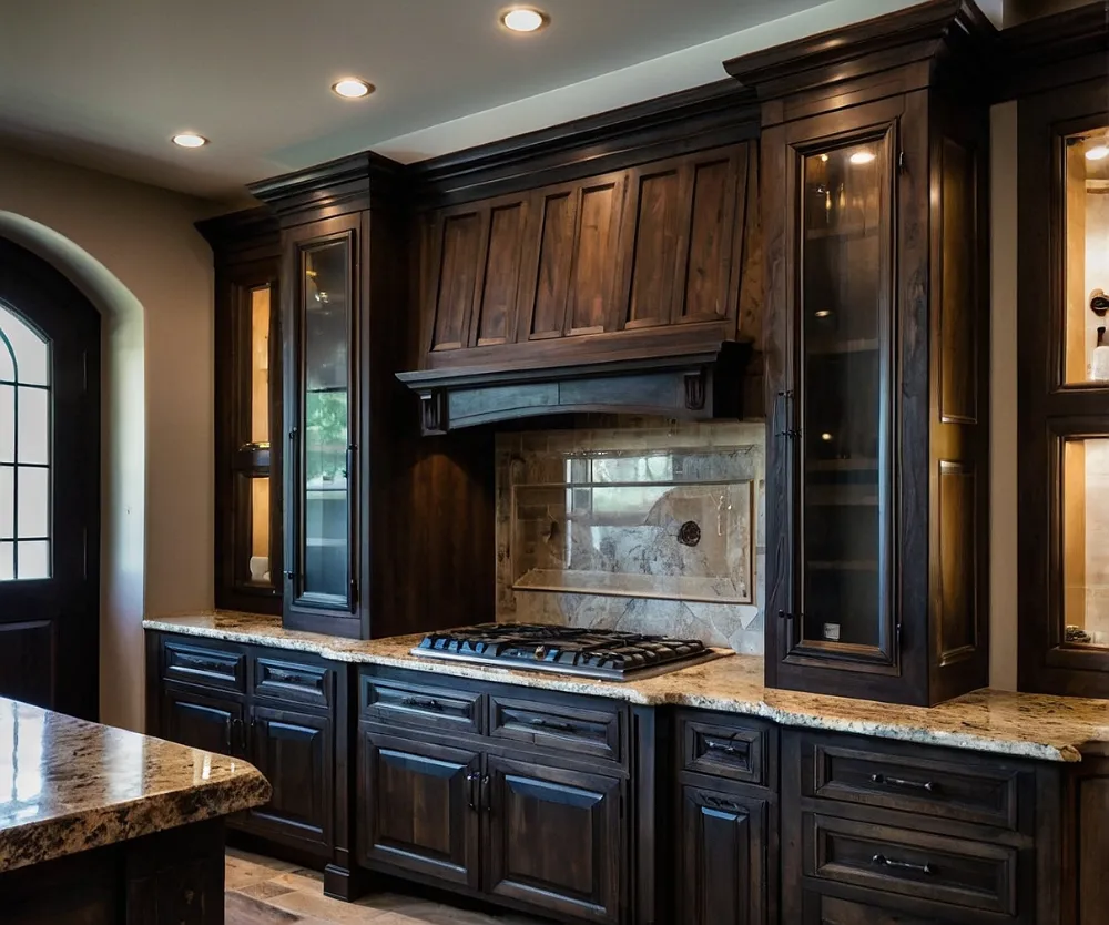 کابینت طرح چوب جنگلی