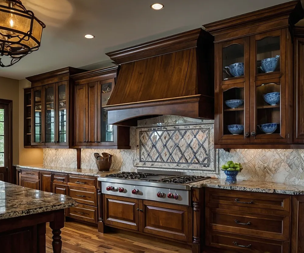 کابینت طرح چوب