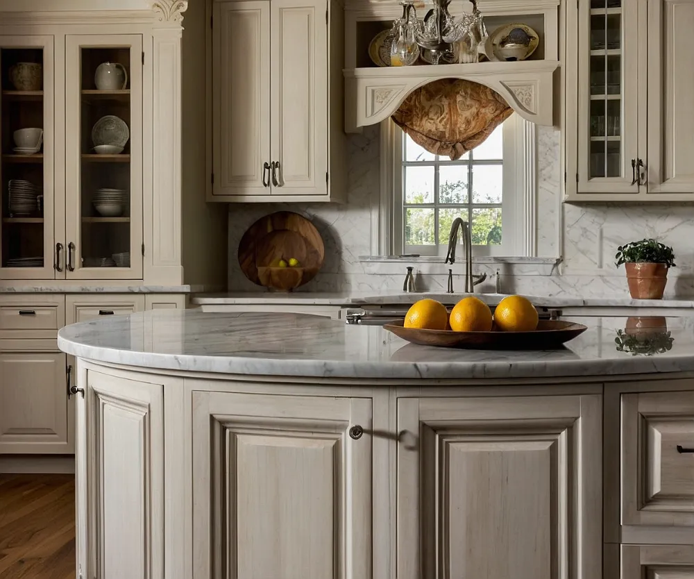 کابینت نئوکلاسیک طرح چوب