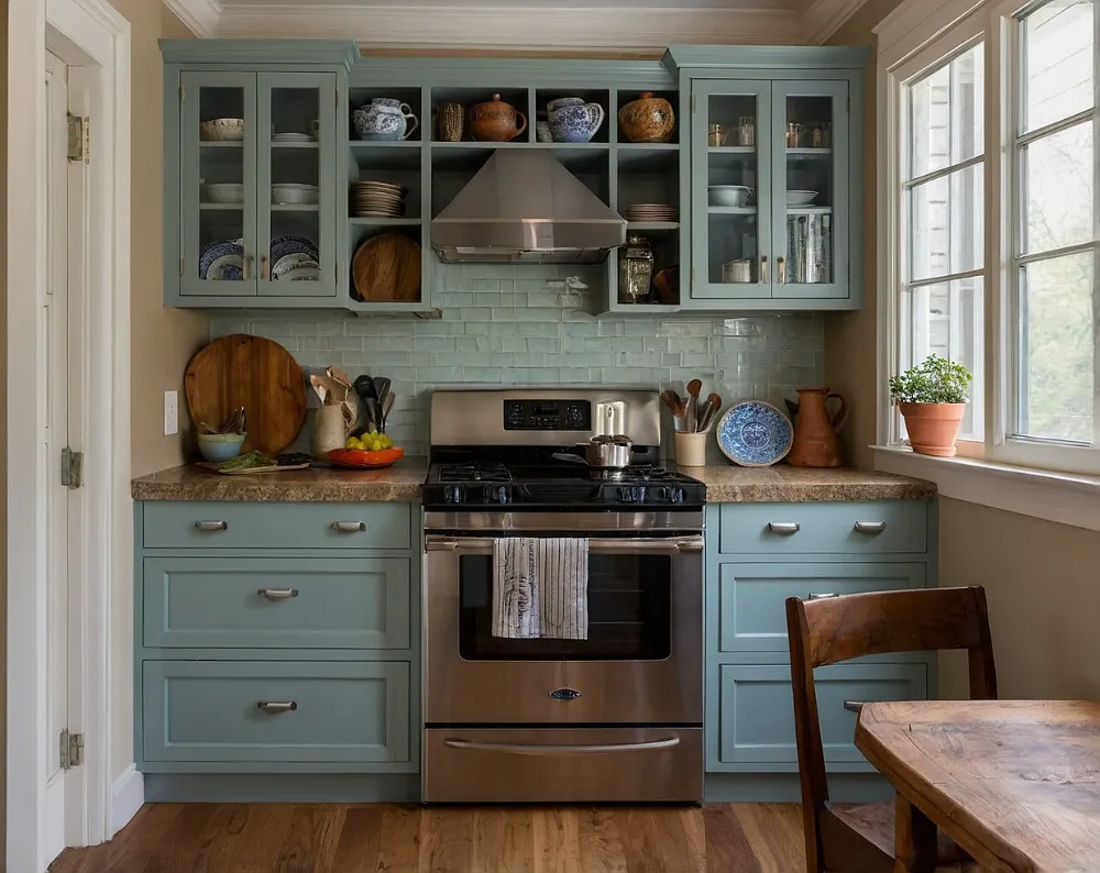 کابینت آشپزخانه خیلی کوچک بدون اپن