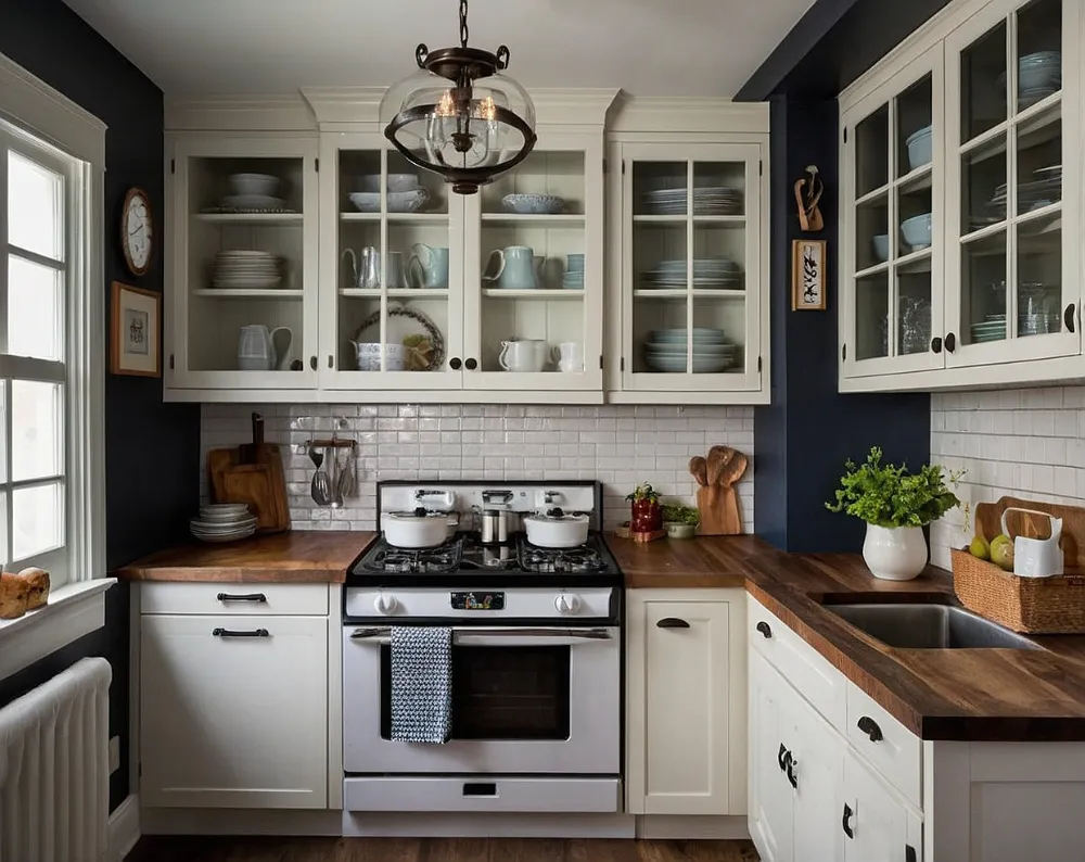 کابینت آشپزخانه کوچک بدون اپن