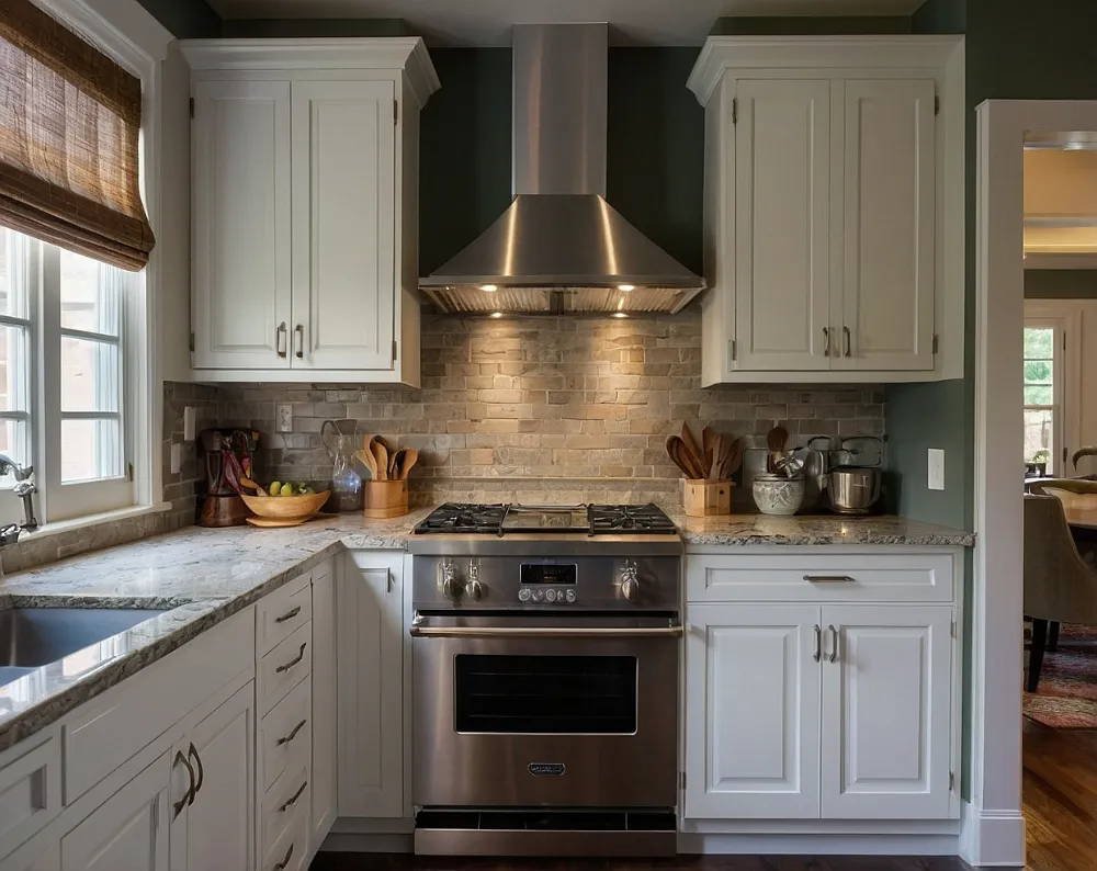 کابینت آشپزخانه کوچک بدون اپن سفید