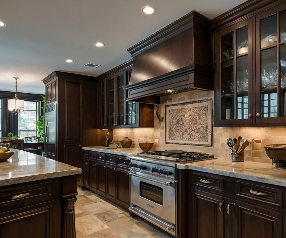 کابینت انزو قهوه ای