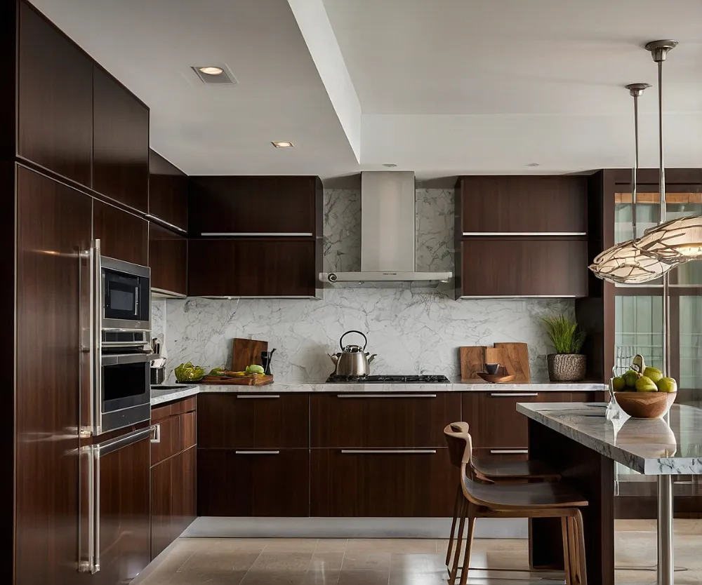 کابینت انزو قهوه ای