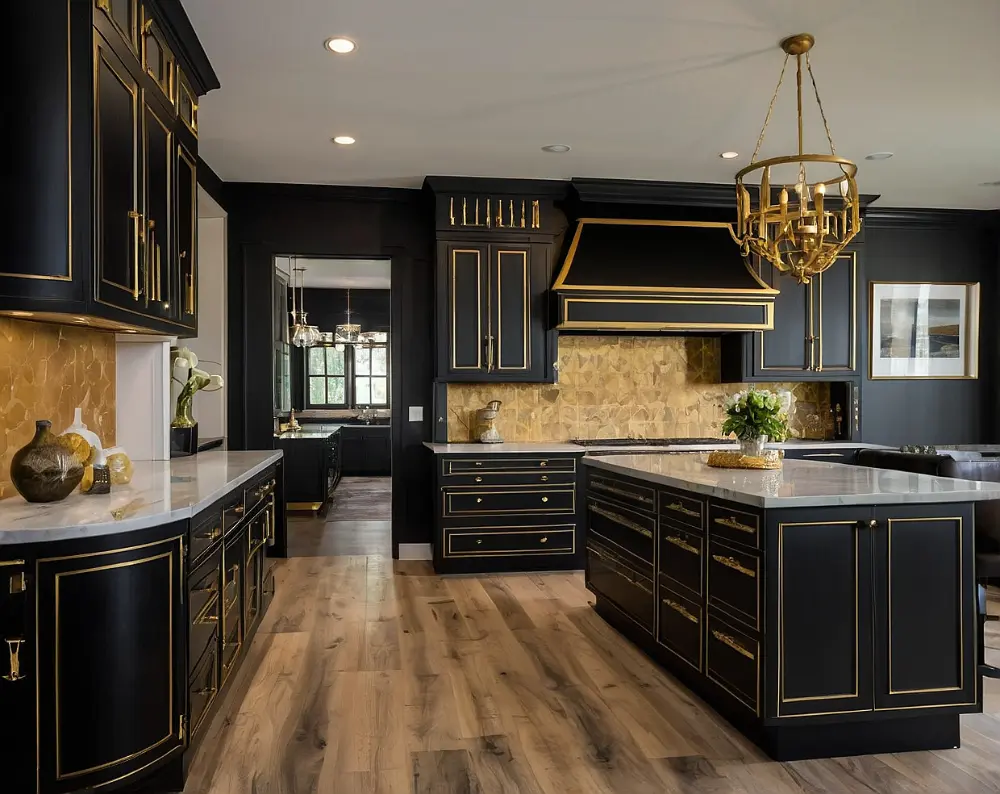 کابینت ممبران مشکی طلایی (2) کابینت ممبران مشکی طلایی