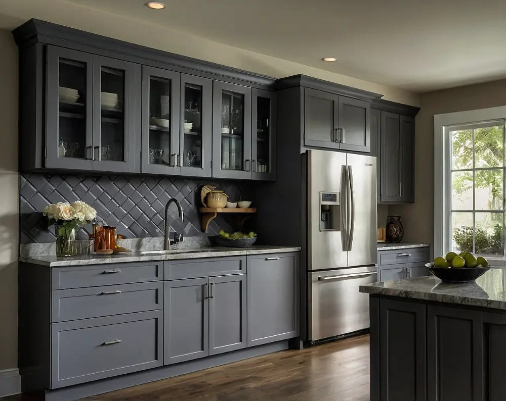 کابینت پلی اورتان طوسی