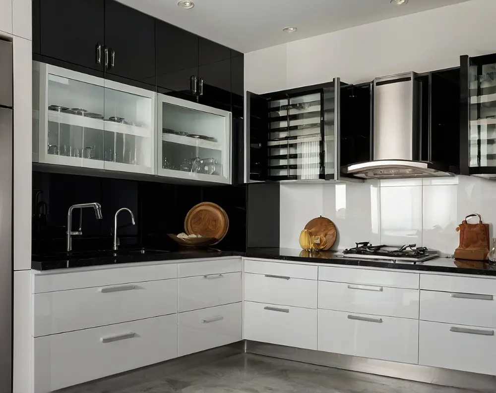 کابینت پلی اورتان مدرن