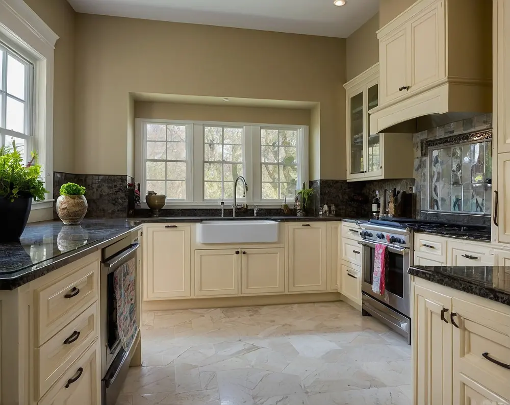 کابینت پلی اورتان کرم