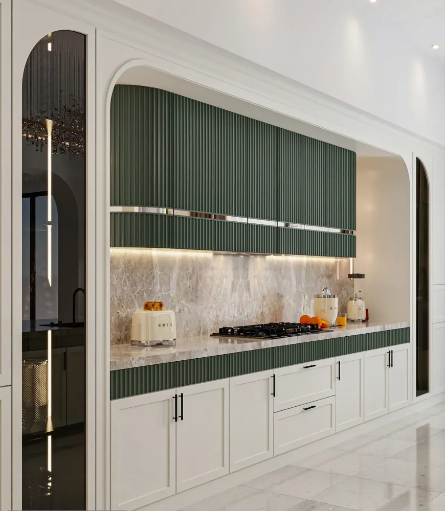 جدیدترین نوع کابینت میله ای