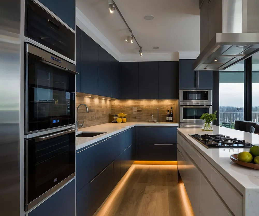 کابینت آشپزخانه دو طرفه کابینت آشپزخانه دو طرفه