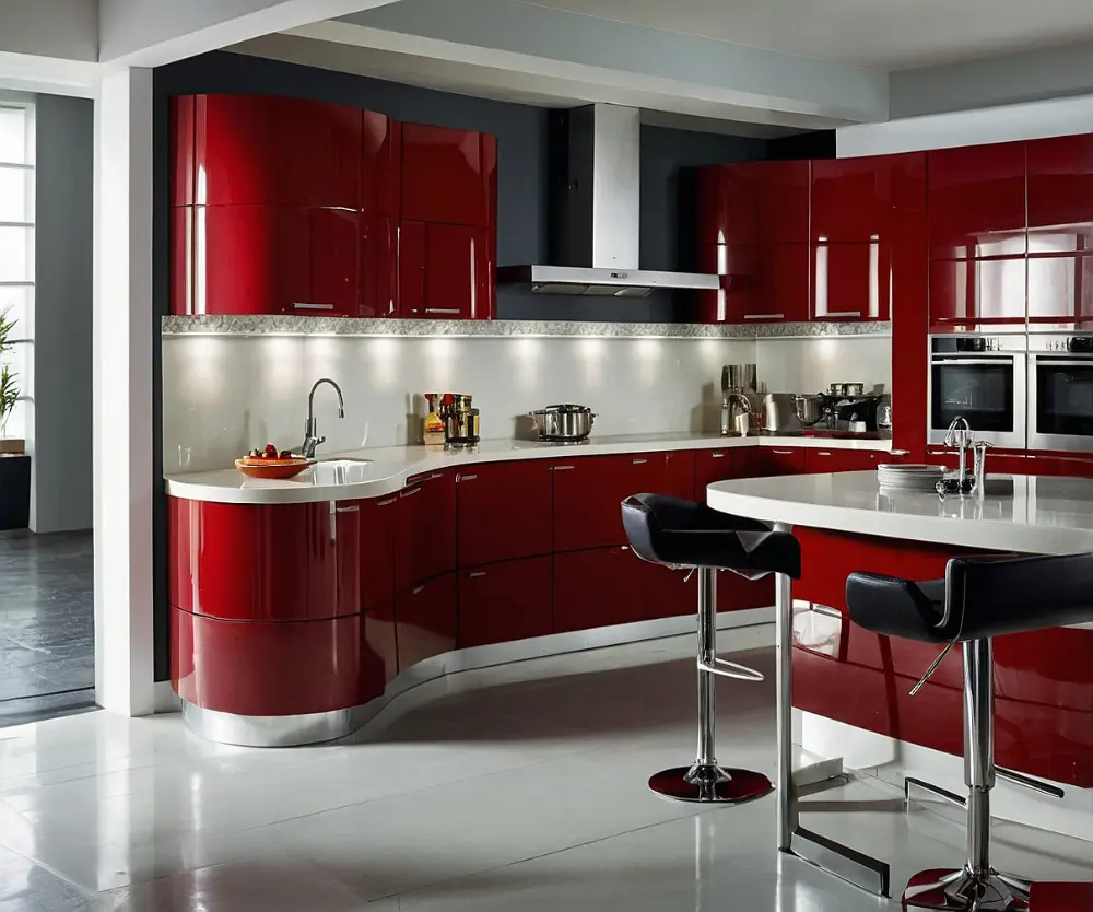 کابینت ال های گلاس