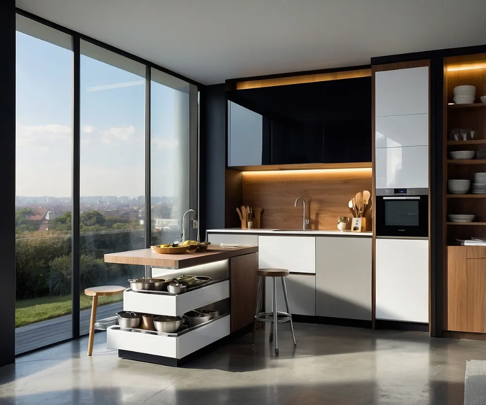 کابینت ریلی یا ماژولار هوشمند