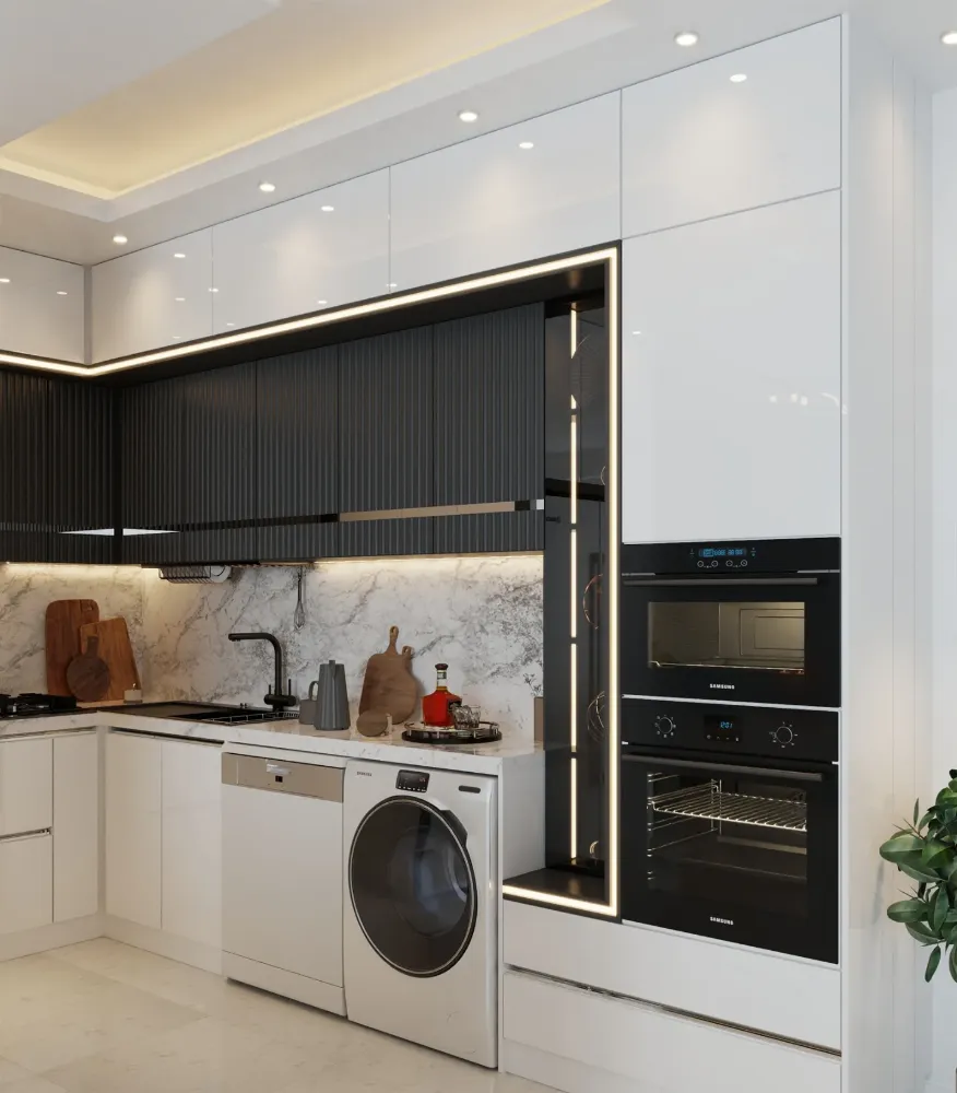 کابینت میله ای براق