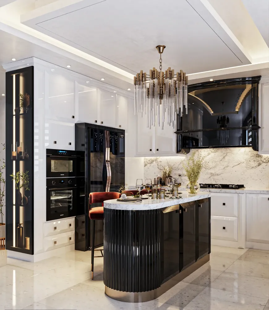 کابینت میله ای مدرن