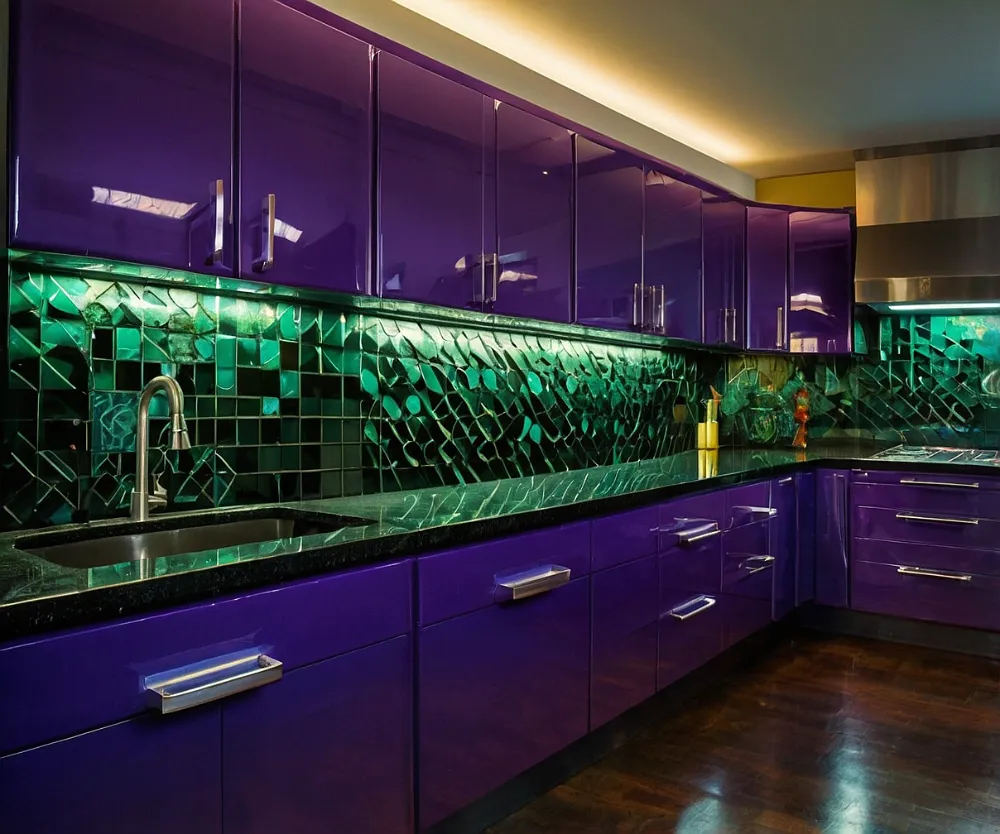 کابینت های‌گلاس طرح فانتزی