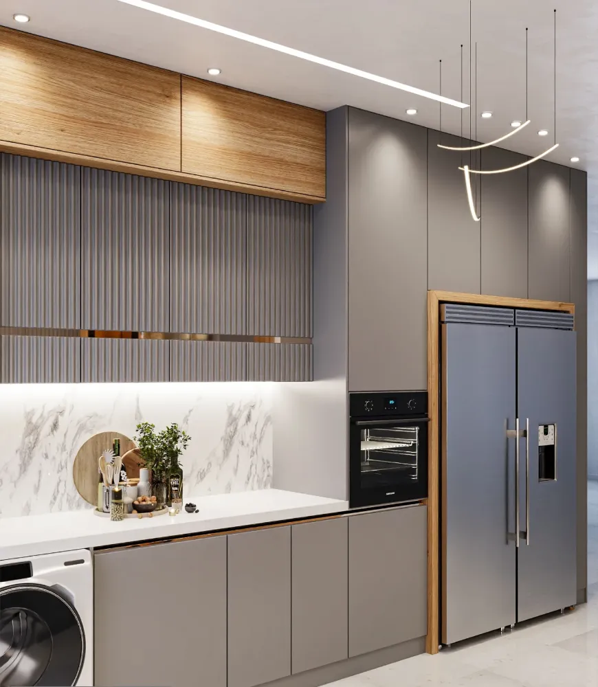 کابینت پله ای میله ای