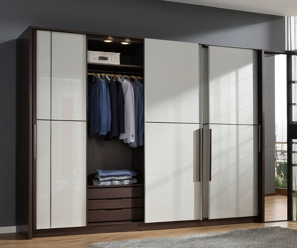 کمد دیواری ریلی کشو دار