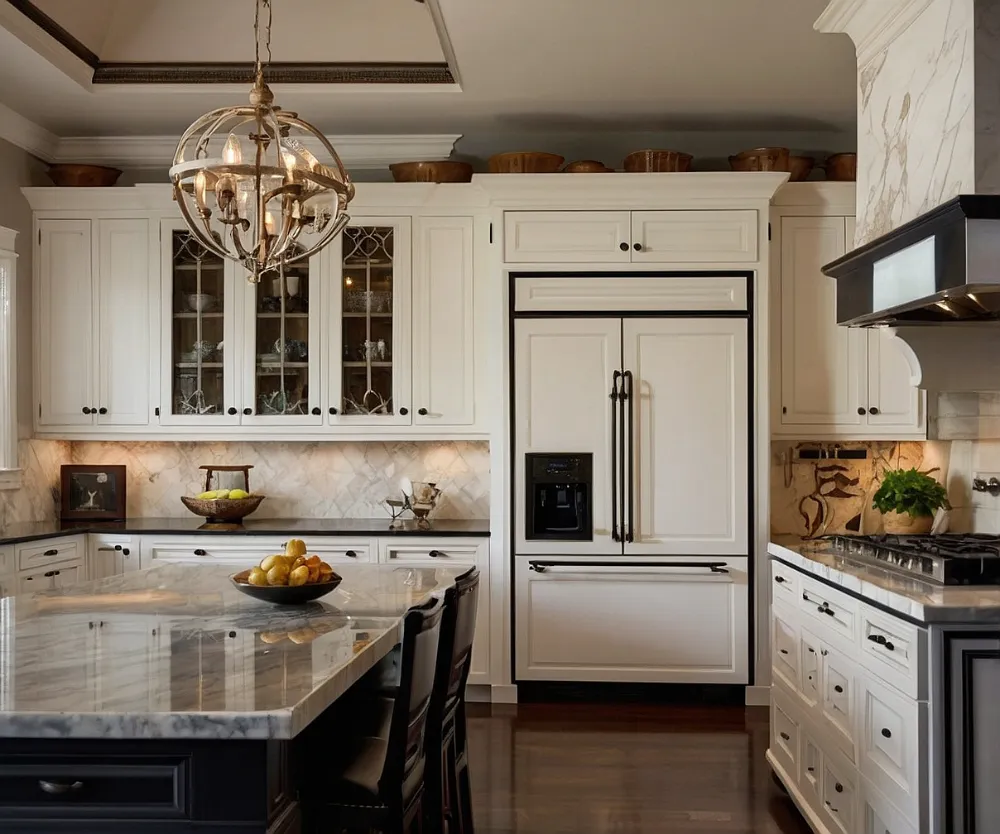 یخچال مخفی در کابینت یخچال مخفی در کابینت