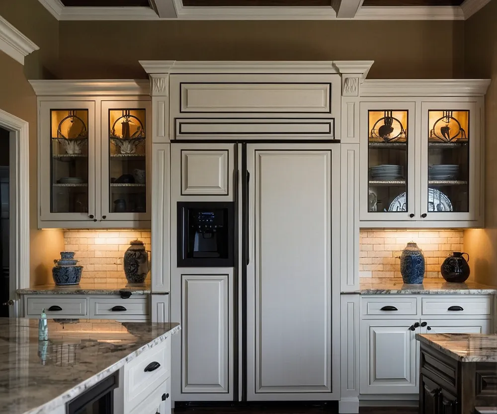 یخچال مخفی در کابینت (2) یخچال مخفی در کابینت