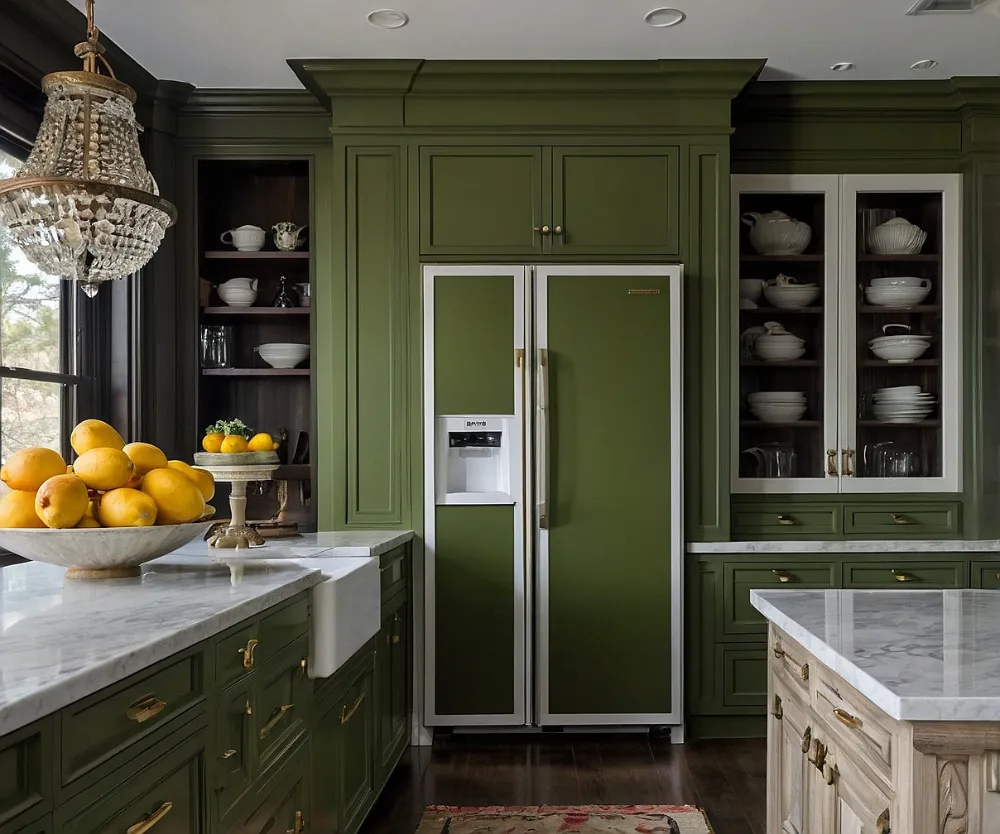 یخچال مخفی در کابینت (4) یخچال مخفی در کابینت