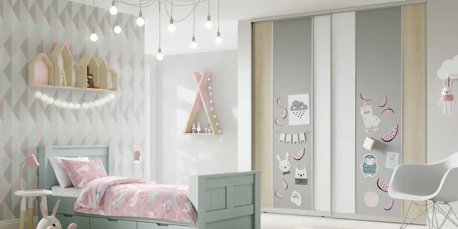 کمد دیواری اتاق کودک دخترانه
