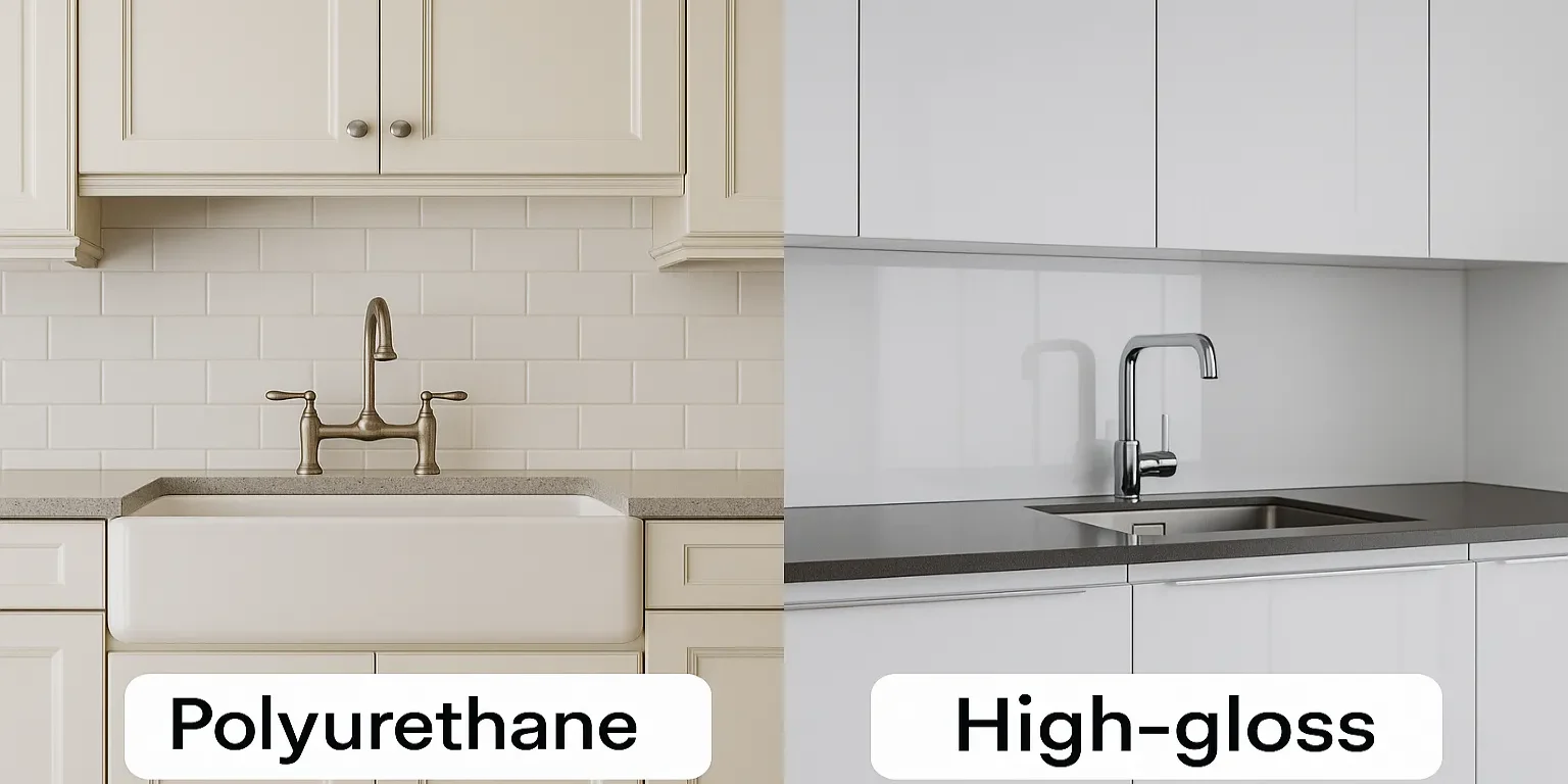 کابینت پلی اورتان یا هایگلاس 1 کابینت پلی اورتان یا هایگلاس