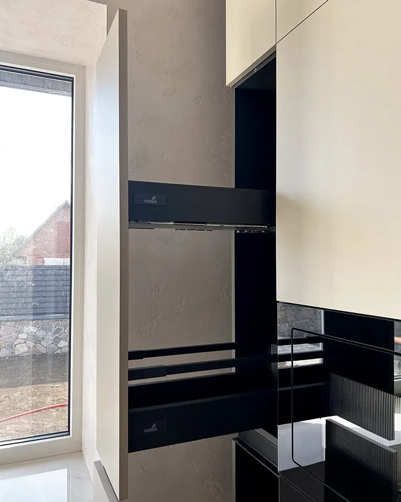 کابینت کرم آشپزخانه کوچک (4)